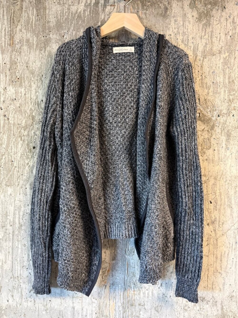 ABERCROMBIE & FITCH Women's Open Front Hooded Cardigan Size S